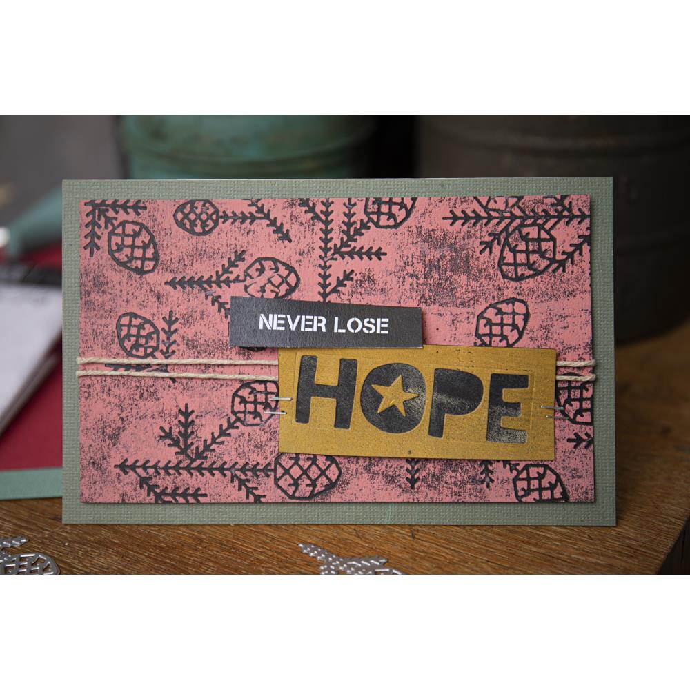 Sizzix - Tim Holtz - Embossing Thinlits - Pine Patterns