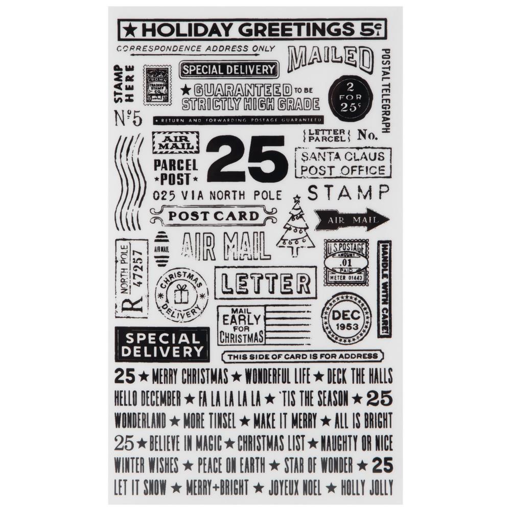 Tim Holtz - Idea-ology - Christmas 2022 - Remnant Rubs - Christmas