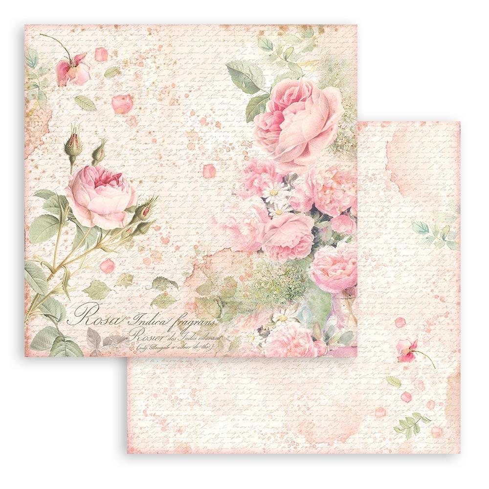 Stamperia  - Rose Parfum - Paper Pad  10 pk - 12 x 12"