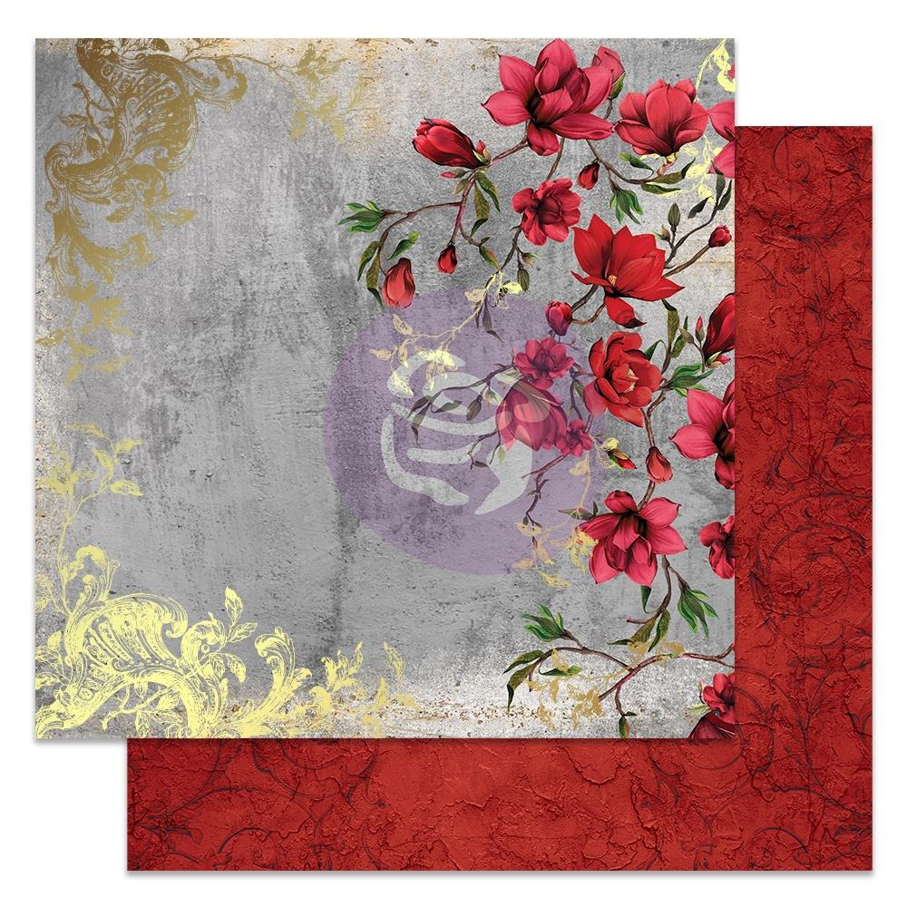 Prima - Magnolia Rouge - Paper Pad  - 12 x 12"