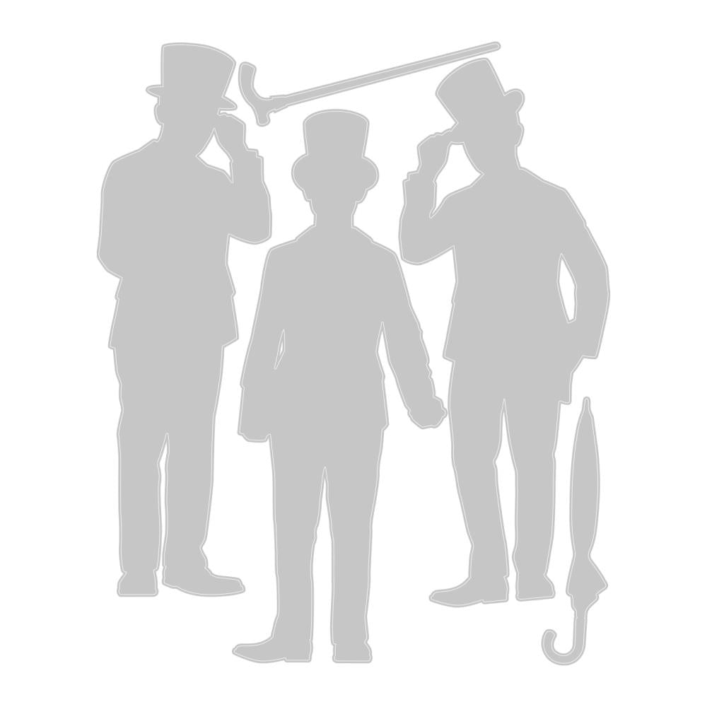 Sizzix - Tim Holtz Alterations - Thinlits  - Gentlemen