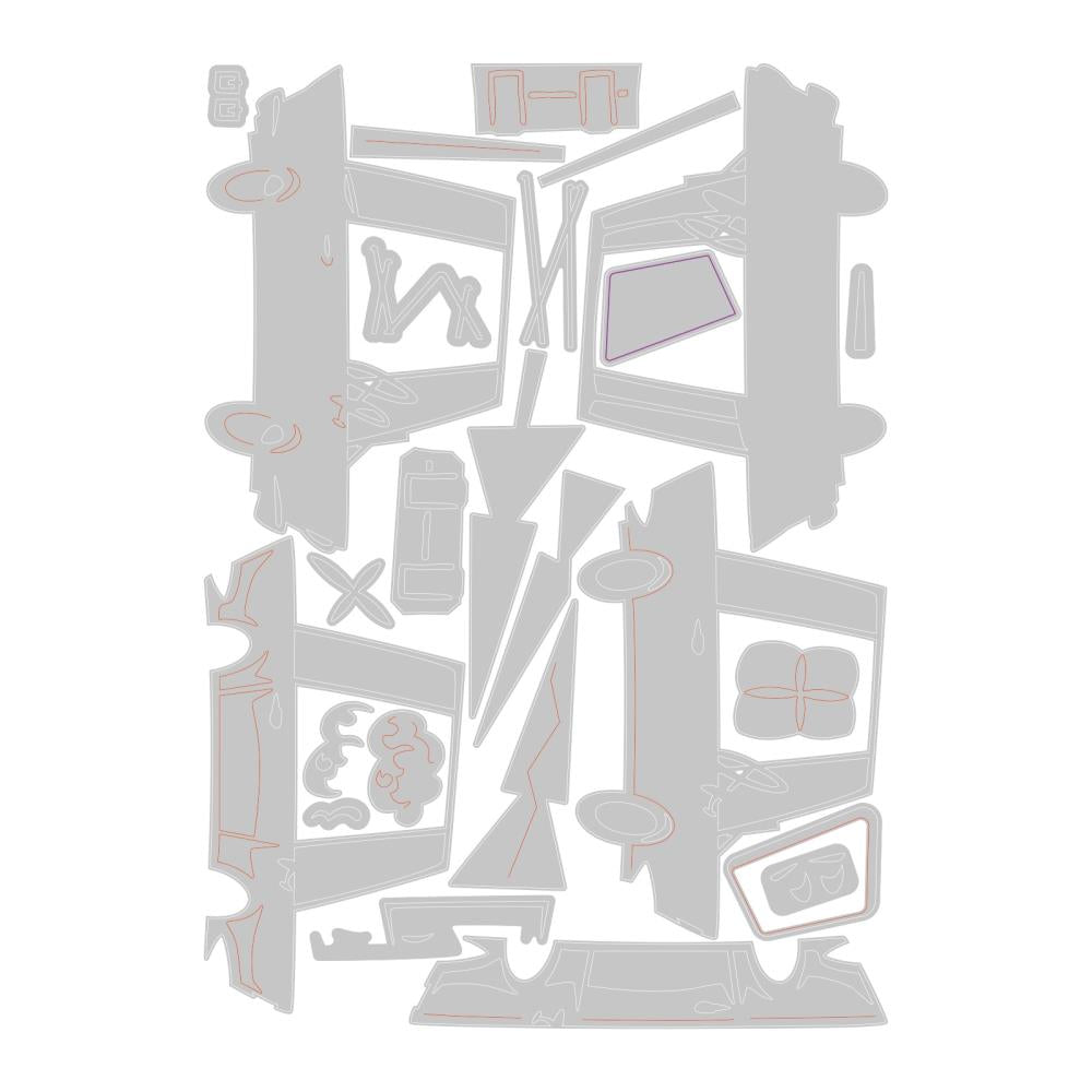 Sizzix - Tim Holtz  - Thinlits Dies - Colorize - Road Trip