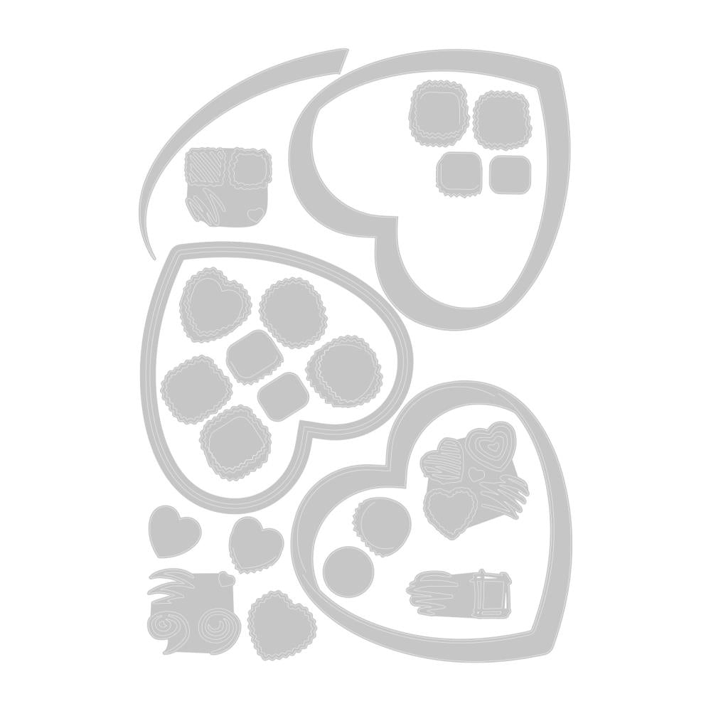 Sizzix - Tim Holtz  - Thinlits Dies - Colorize - True Love