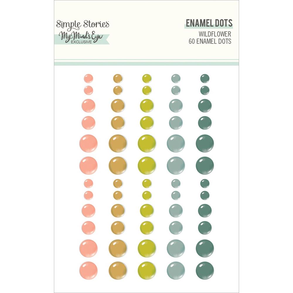 Simple Stories - Wildflower - Enamel Dots