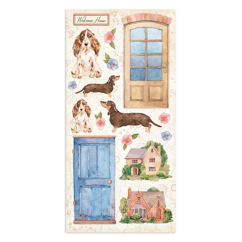 Stamperia -Create Happiness - Welcome Home - Collectables - 10 pk - 6 x 12"