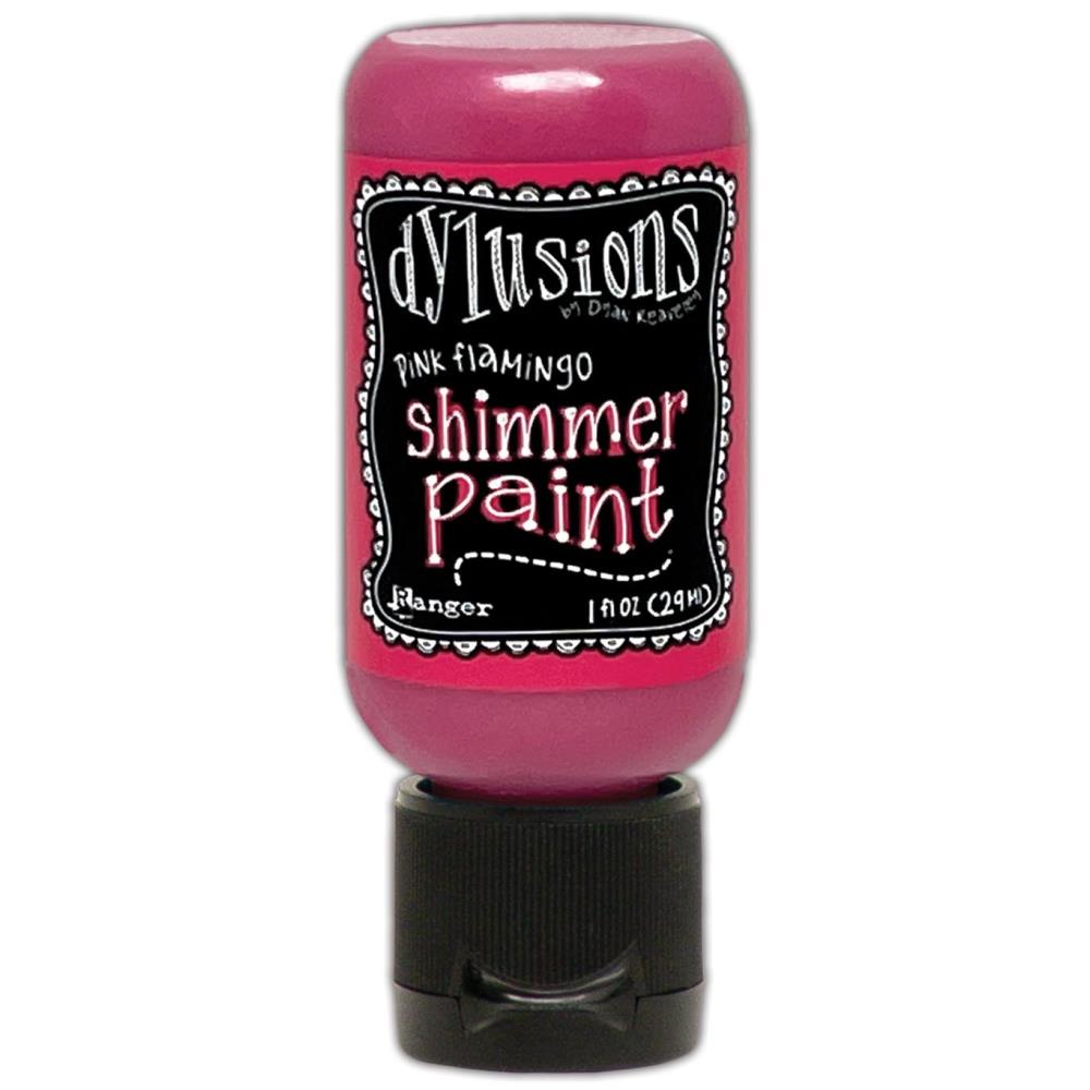 Dylusions - Acrylic - Shimmer Paint - Pink Flamingo
