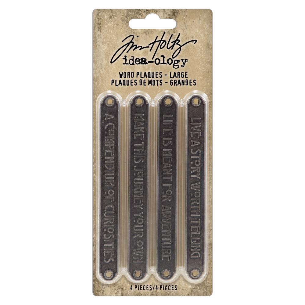 Tim Holtz - Idea-ology - Vår 2023 - Large Word Plaques