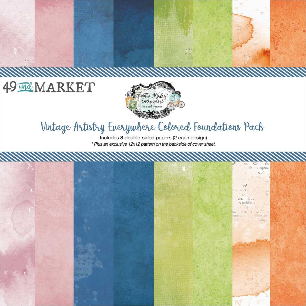49 and Market - Everywhere - Solids Collection Pack -  12 x 12"