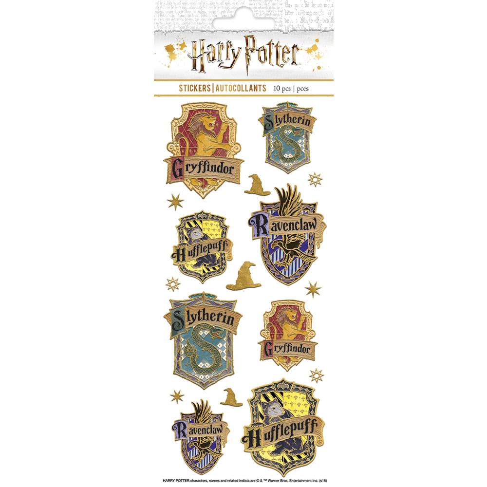Paper House  - Enamel Stickers - Harry Potter Crests