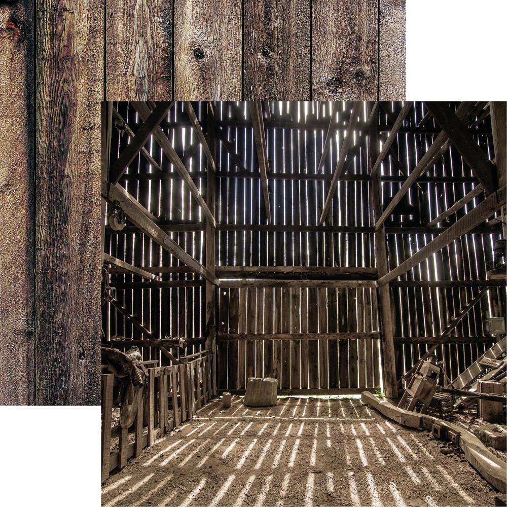 Reminisce - Barnwood Beauty - #5 - 12x12"