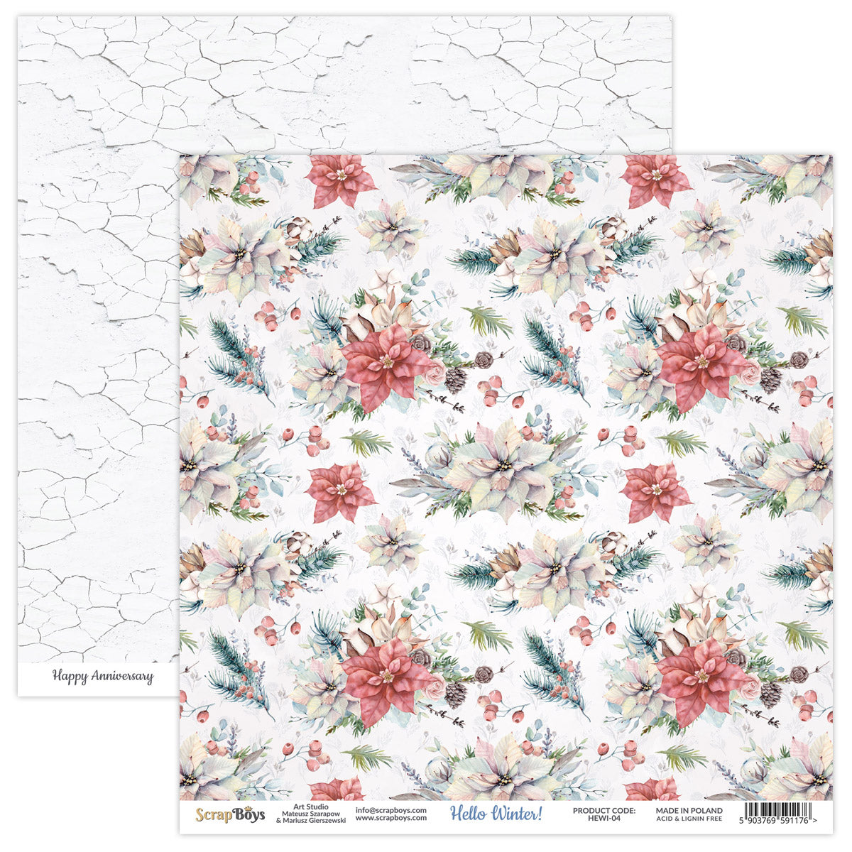 Scrapboys - Hello Winter - 04 - 12x12"