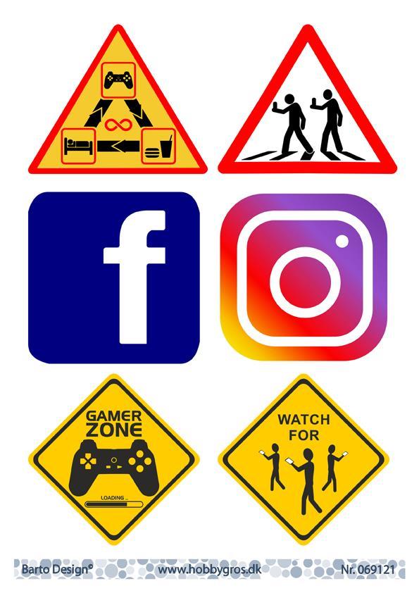 Barto Design - Utklippsark -  Gamer Zone