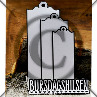 Papirdesign - Dies - Tag, bursdagshilsen
