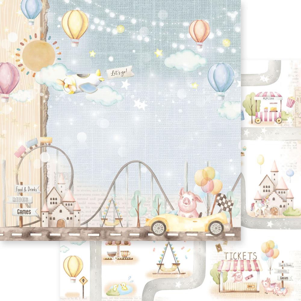 Asuka Studio - Enjoy the ride - Paper Pack  -  6 x 6"