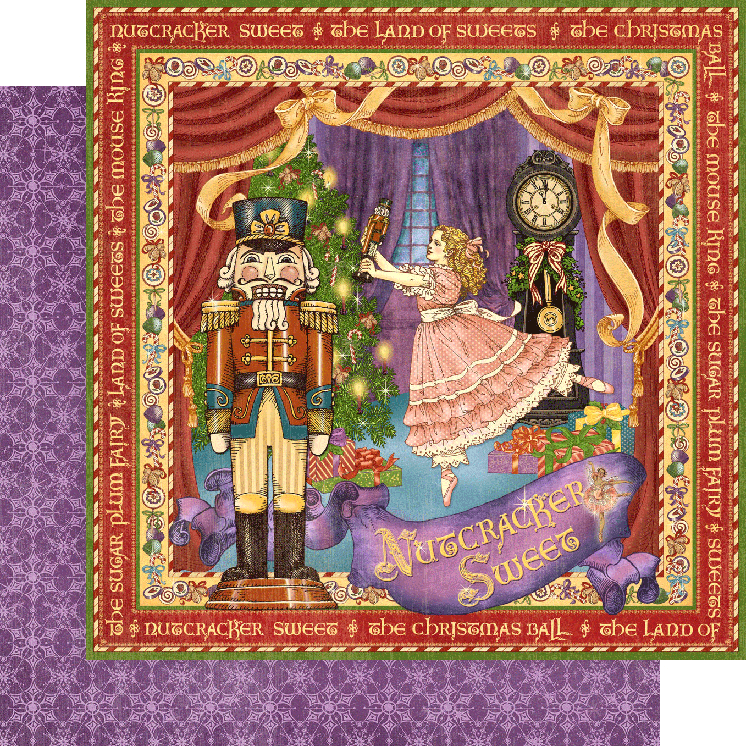 Graphic45 - Nutcracker Sweet - Deluxe Collectors Edition - Paper pad 8x8"