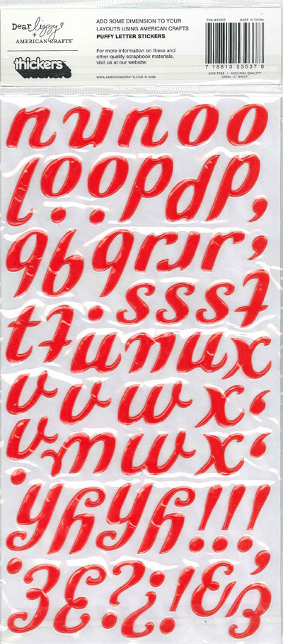 Thickers - Berry    - Puffy Stickers