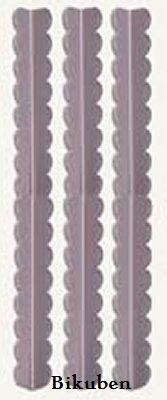 7 Gypsies: Metal Page Edge - Scallop - Antique Silver