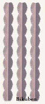 7 Gypsies: Metal Page Edge - Lace - Antique Silver