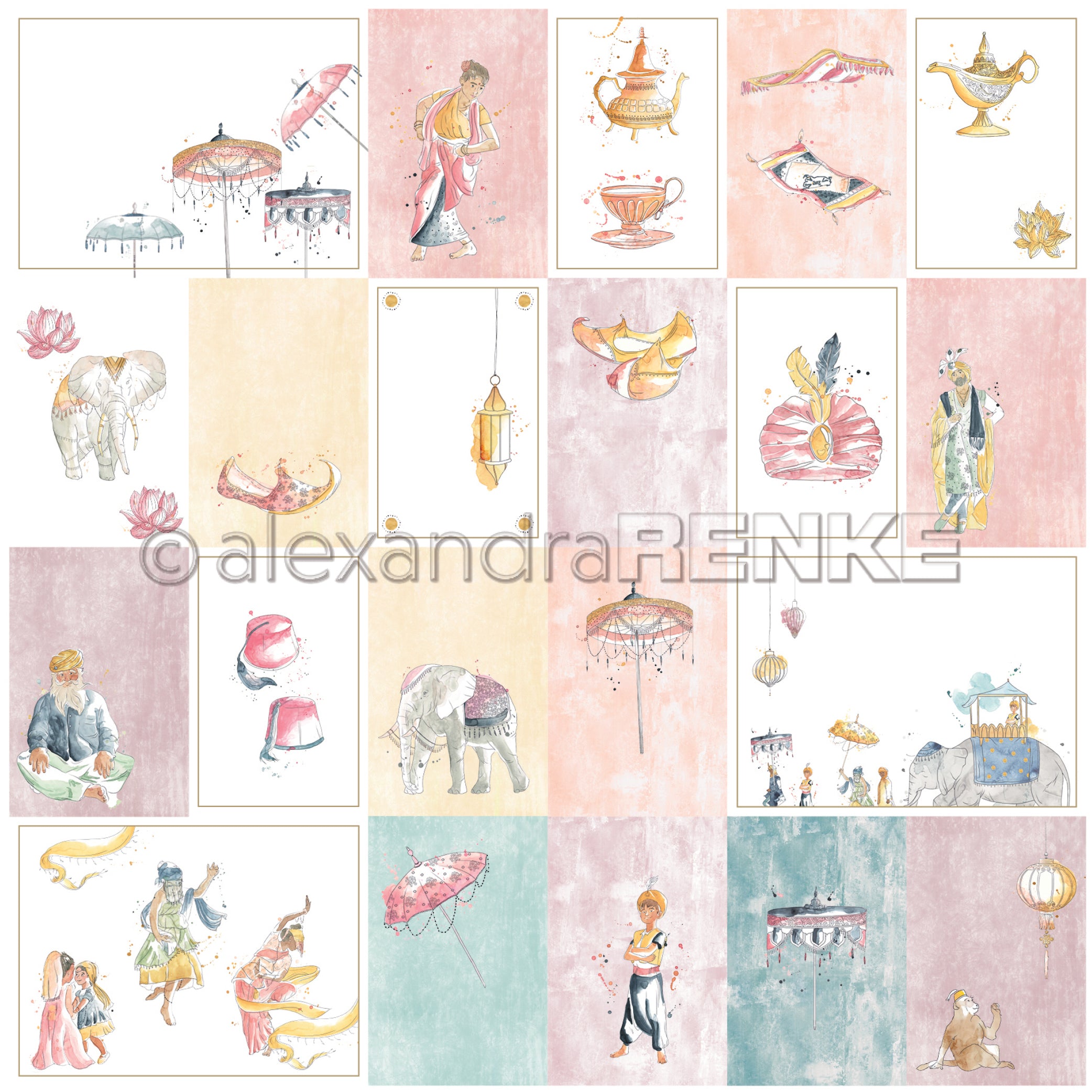 Alexandra Renke -  1001 Nights  -  12x12"