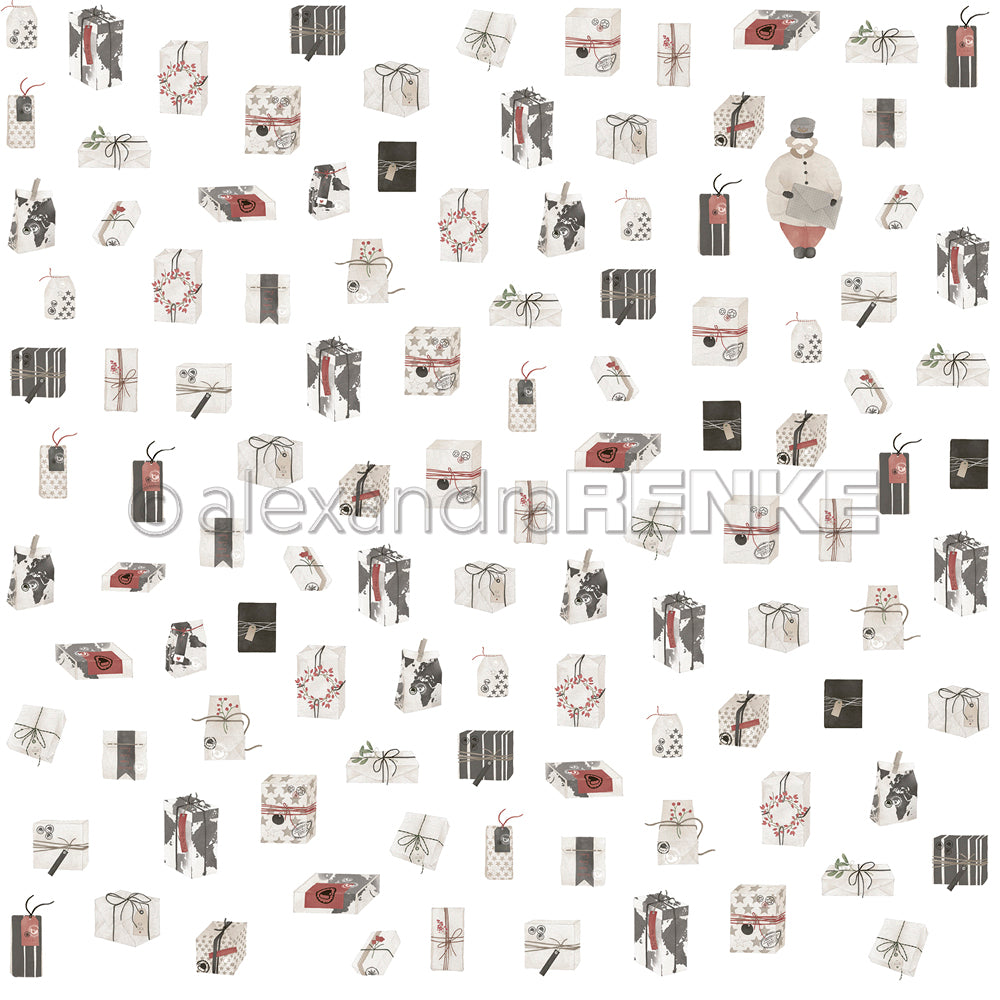 Alexandra Renke - Rapport of presents  -  12x12"