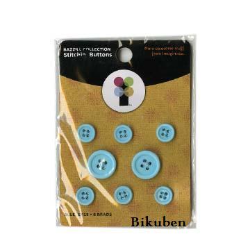 Imaginisce: Stitchin' Buttons - Blue Eyes