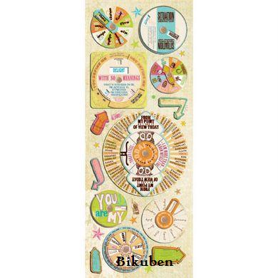 K & Co: Urban Rhapsody - Chipboard Spinners