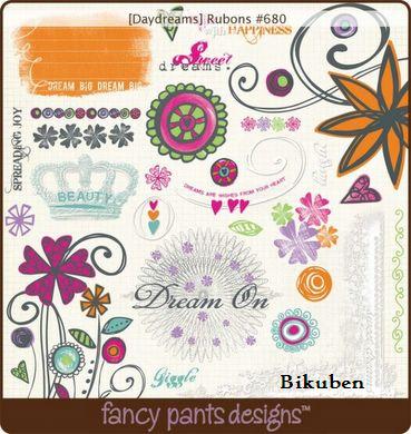 Fancy Pants: Daydreams Rub-ons