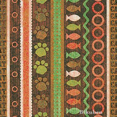 DCWV: Pets GLitter Cat Stripes