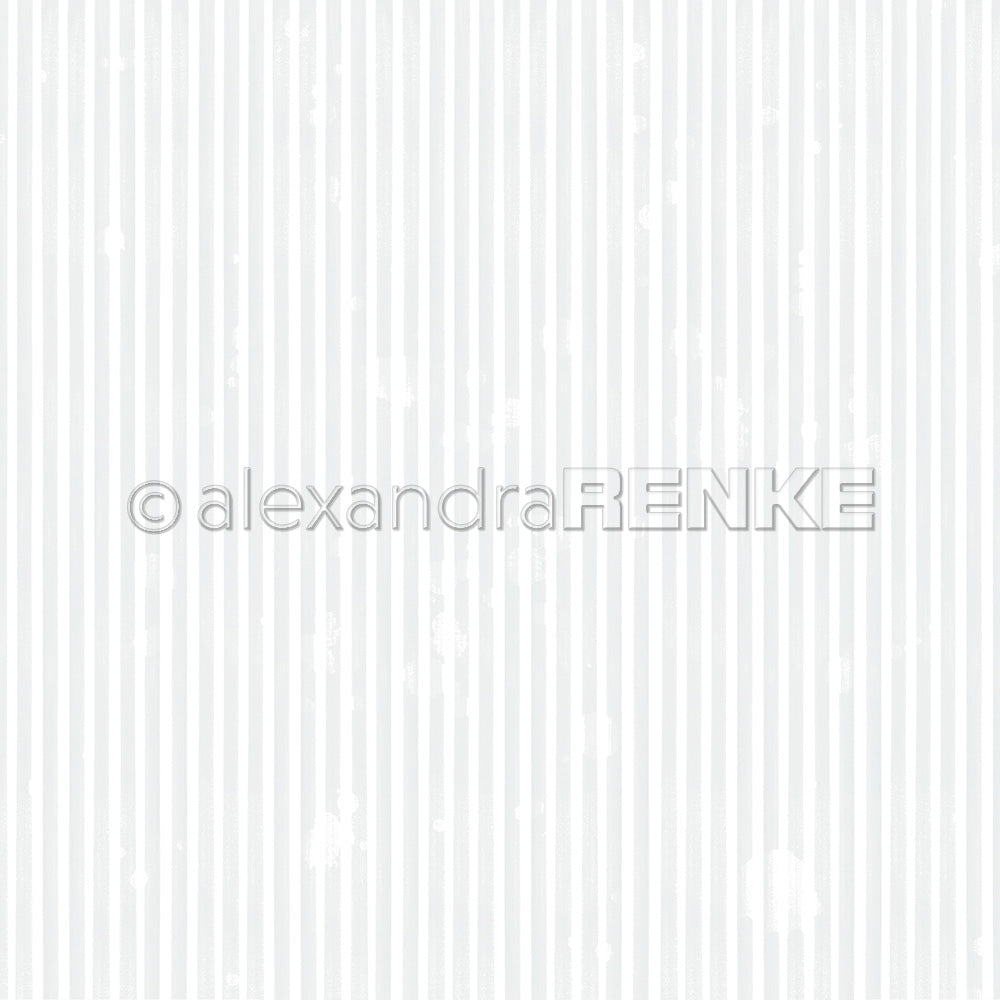 Alexandra Renke - Narrow stripes Vintage Green - 12 x 12"