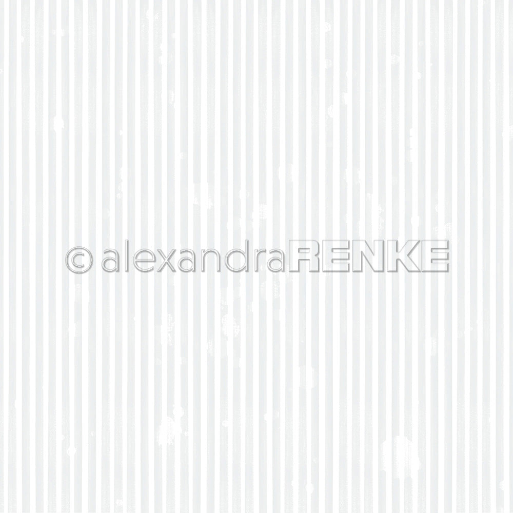 Alexandra Renke - Narrow stripes Vintage Green - 12 x 12"