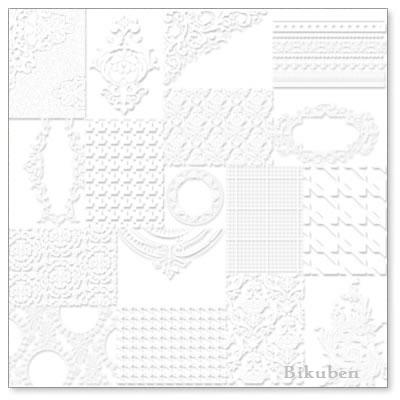 Hambly: ATC Patchwork White Overlay