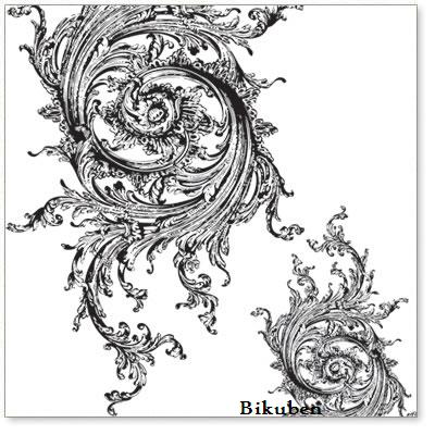 Hambly: Raffle Leaf Black Overlay