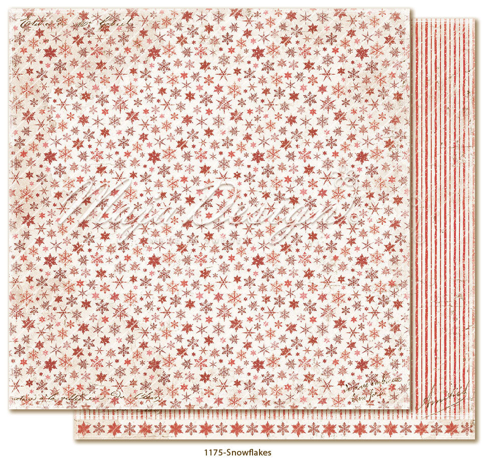 Maja Design - Happy Christmas - Snowflakes -  12 x 12"