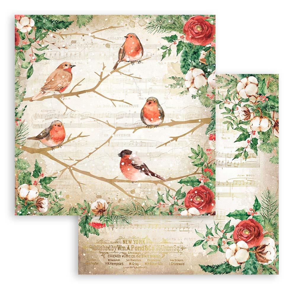 Stamperia - Home for the Holidays - Paper Pad 10 pk - 12 x 12"