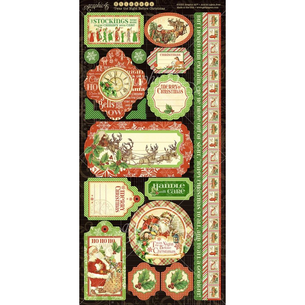 Graphic 45 - Twas the Night Before Christmas - Collectors Edition - Paper Pad 12x12"