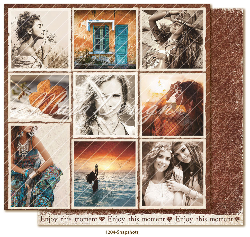 Maja Design - Bohemian Harmony - Collection Pack - Hele seien - 12 x 12"