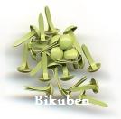 Bazzill 5 mm Brads: PARAKEET