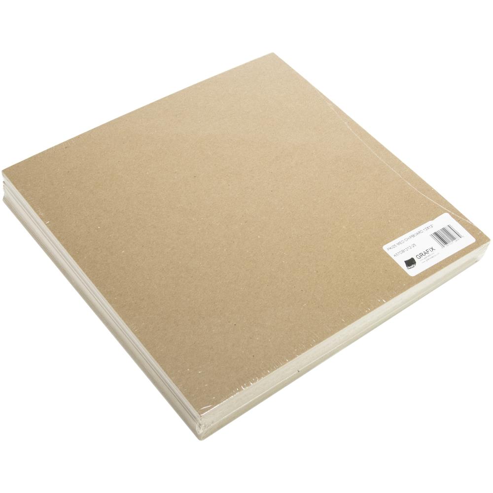 Grafix - Chipboard - Medium -  Natural -  12 x 12"