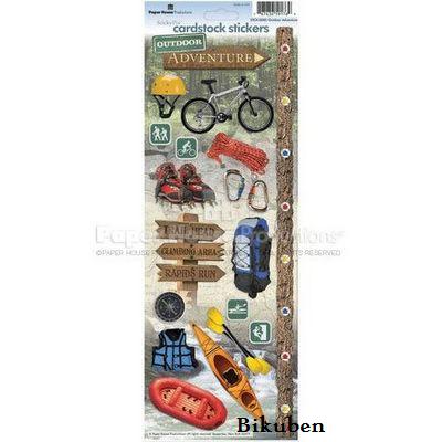 Paper House: Outdoor Adventure Cardstock Stickers