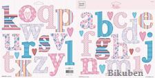 Heidi Grace: Garden Flocked Monograms Punchouts