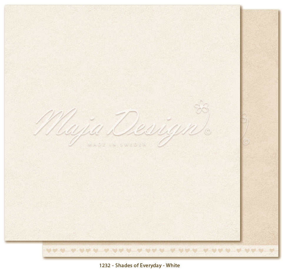 Maja Design - Everyday Life - Mono Everyday - White - 12x12"