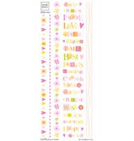 Heidi Grace: Words rub-ons bouquet