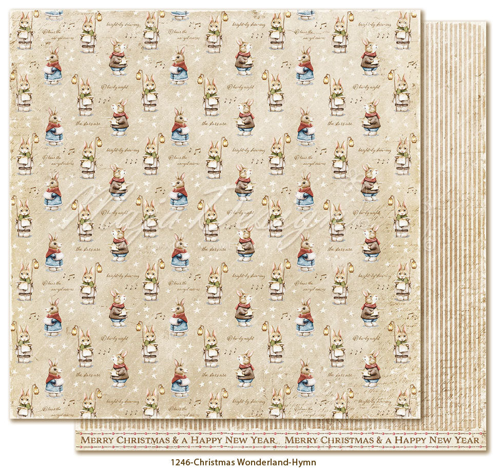 Maja Design - Christmas Wonderland - Collection Pack m/monochrome ark - 12 x 12"