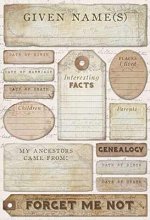 Karen Foster: Familie - Ancestry Journaling Stickers