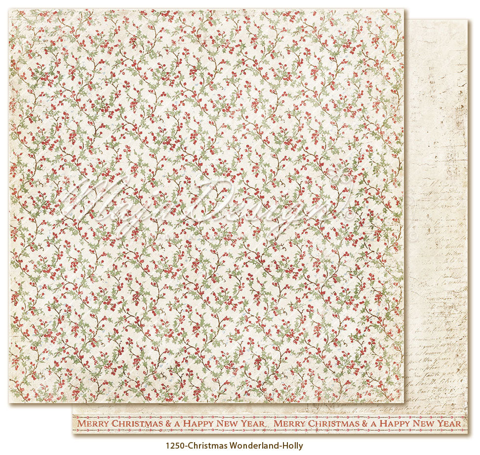 Maja Design - Christmas Wonderland - Collection Pack m/monochrome ark - 12 x 12"