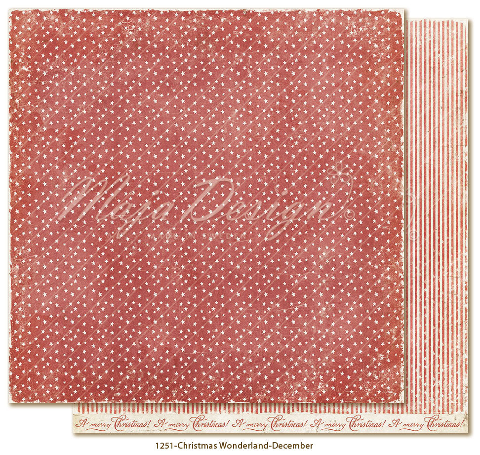 Maja Design - Christmas Wonderland - Collection Pack m/monochrome ark - 12 x 12"