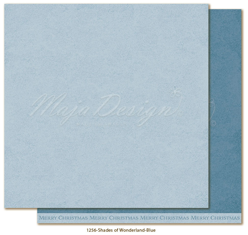 Maja Design - Christmas Wonderland - Mono - Blue - 12x12"