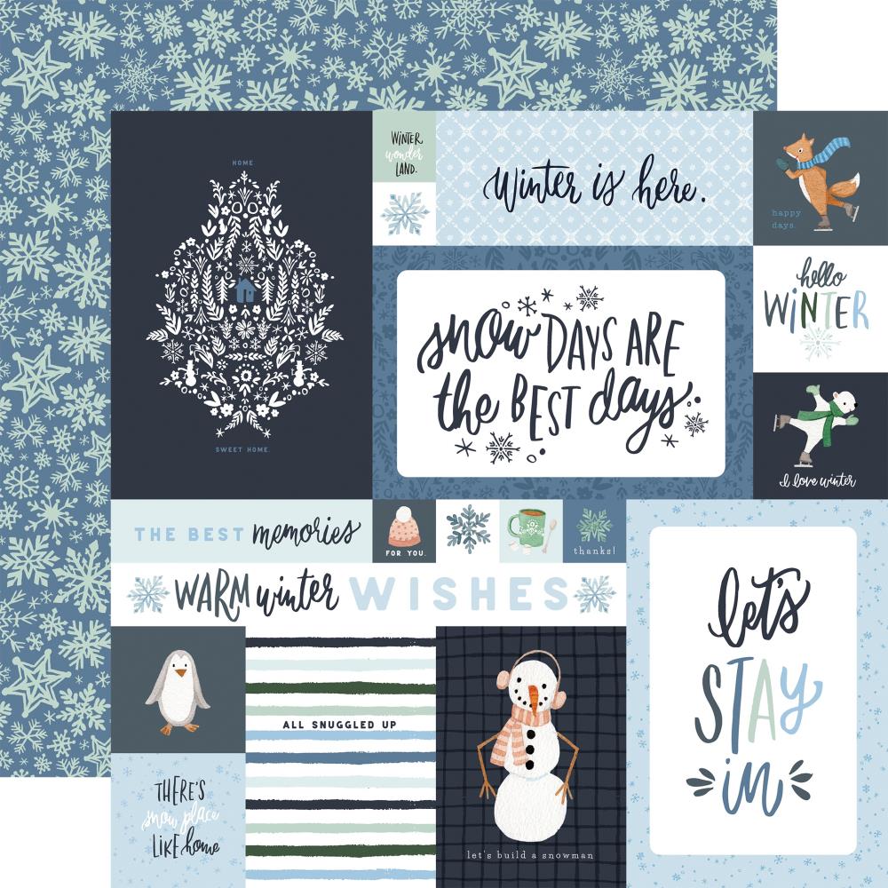 Carta Bella - Winter Market - 4x6" Journaling Cards - 12x12"