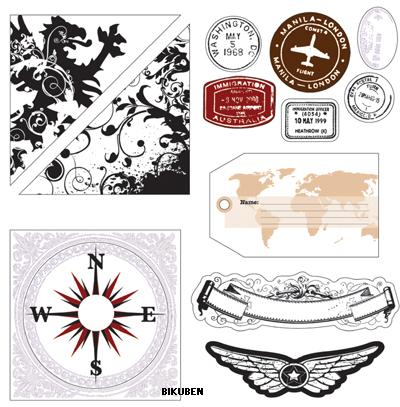 Heidi Swapp: Clear extras world Traveler