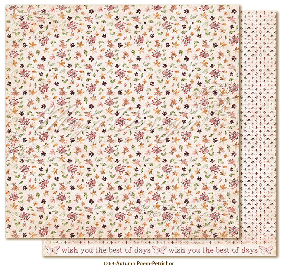 Maja Design - Autumn Poem - Collection Pack m/monochrome ark - 12 x 12"